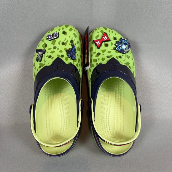 Crocs Cell Dragon Ball Z Classic Clog Mens 9 Green Purple W11 211205-90H New NIB - Picture 7 of 9
